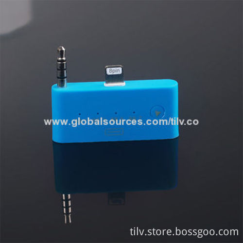 Mini Wireless FM Radio Car Audio Adapter for iPhone 5, Measures 45*20*7mm